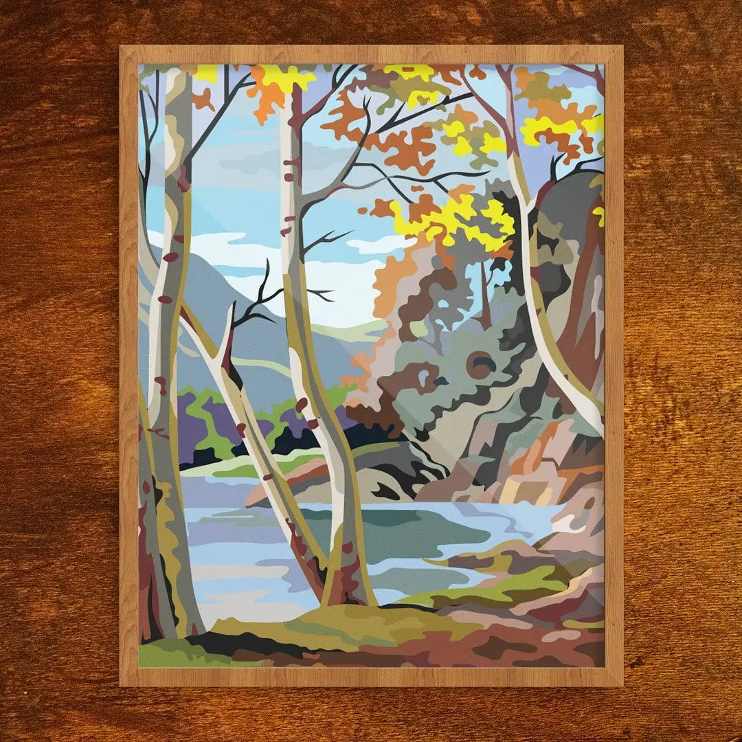 Autumn Scene Print 11"x14"