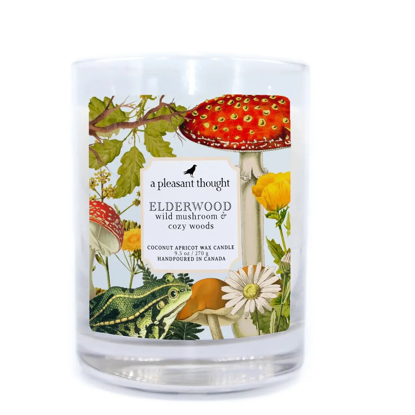 Elderwood-Wild Mushroom and Cozy Woods 15 oz. Candle
