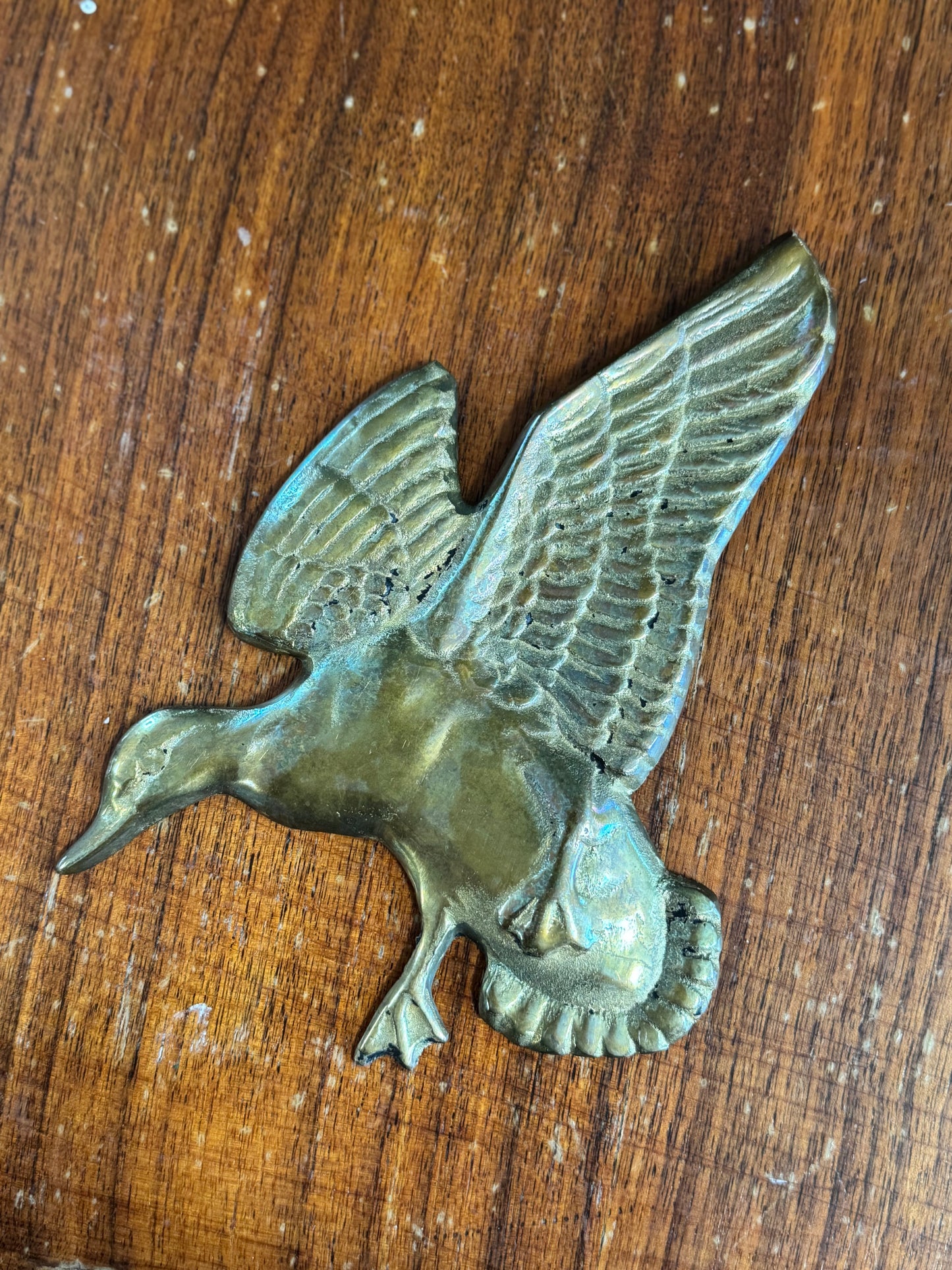 Brass Flying Duck