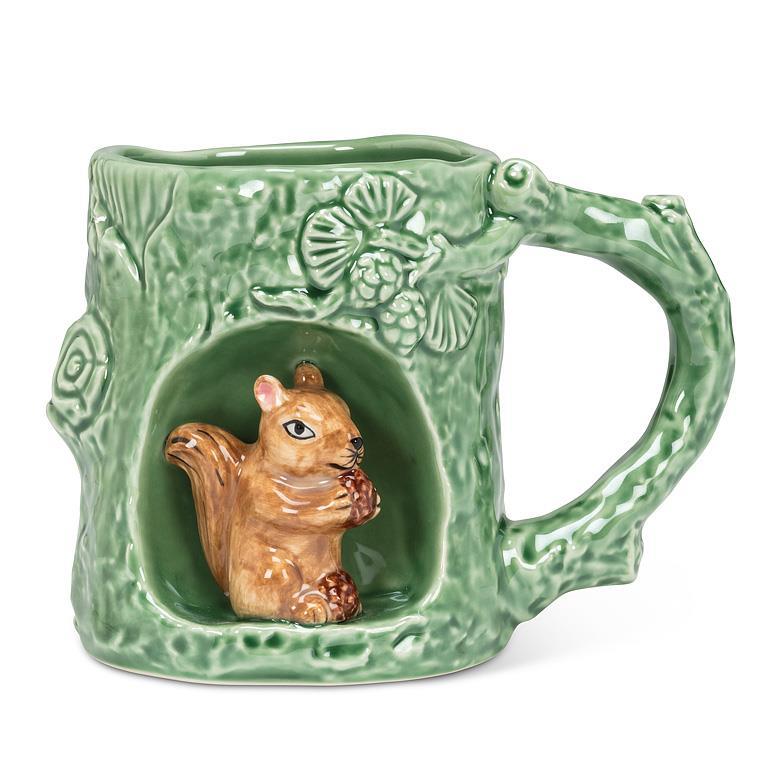 Tree Look Mug w/Squirrel