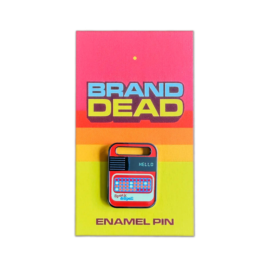 Speak and Spell Enamel Pin