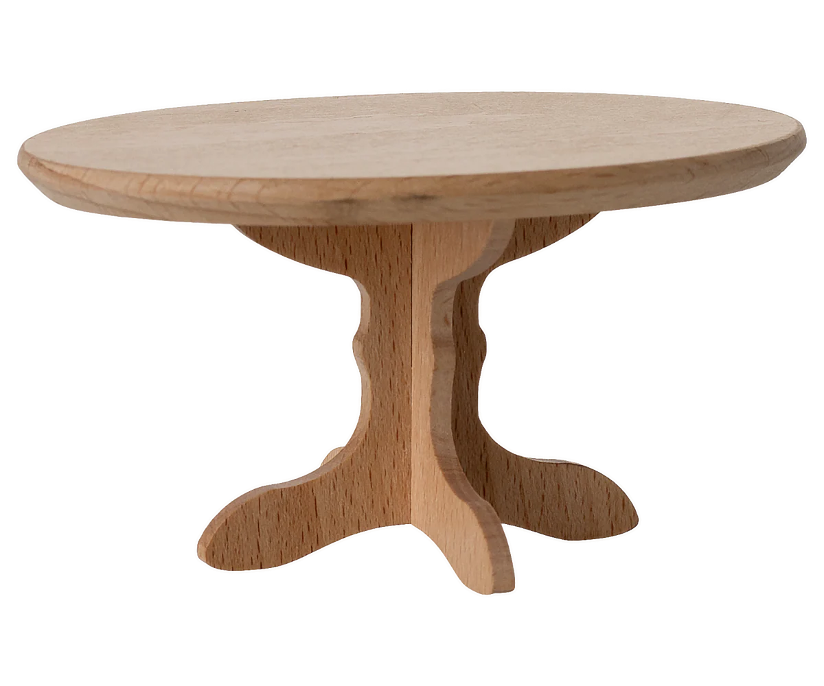 Oval Mouse Dining Table-Natural