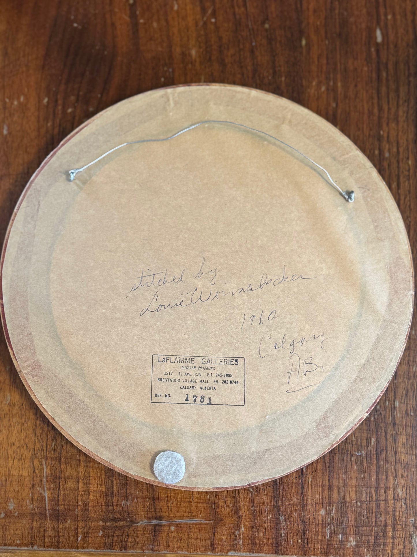 Round Embroidery Art