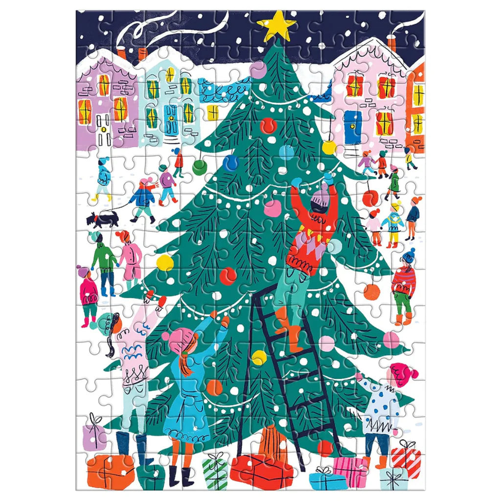 Tree Decorating 130 Piece Puzzle Ornament