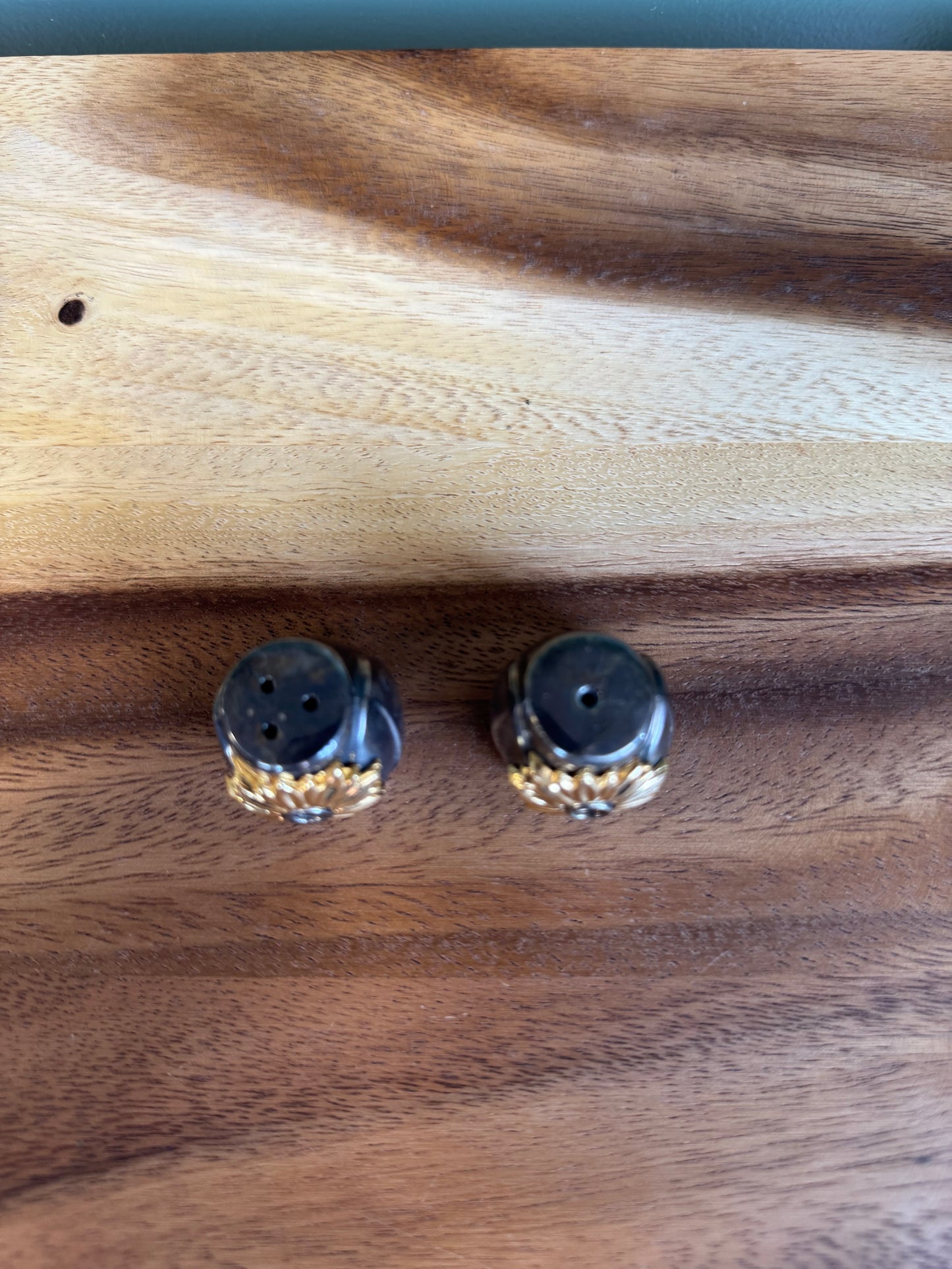 Pre-Loved Silver Plated mini Salt and Pepper Shakers