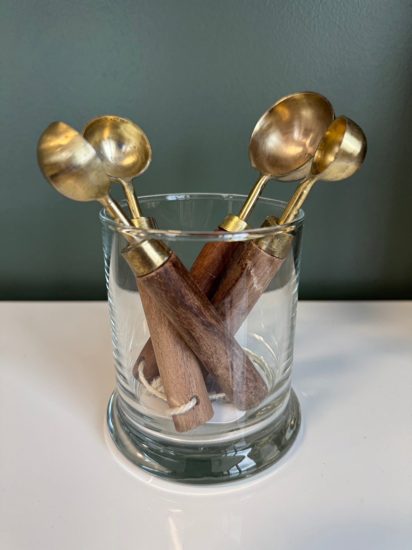 Pre-Loved Wood and Metal Measuring Spoons