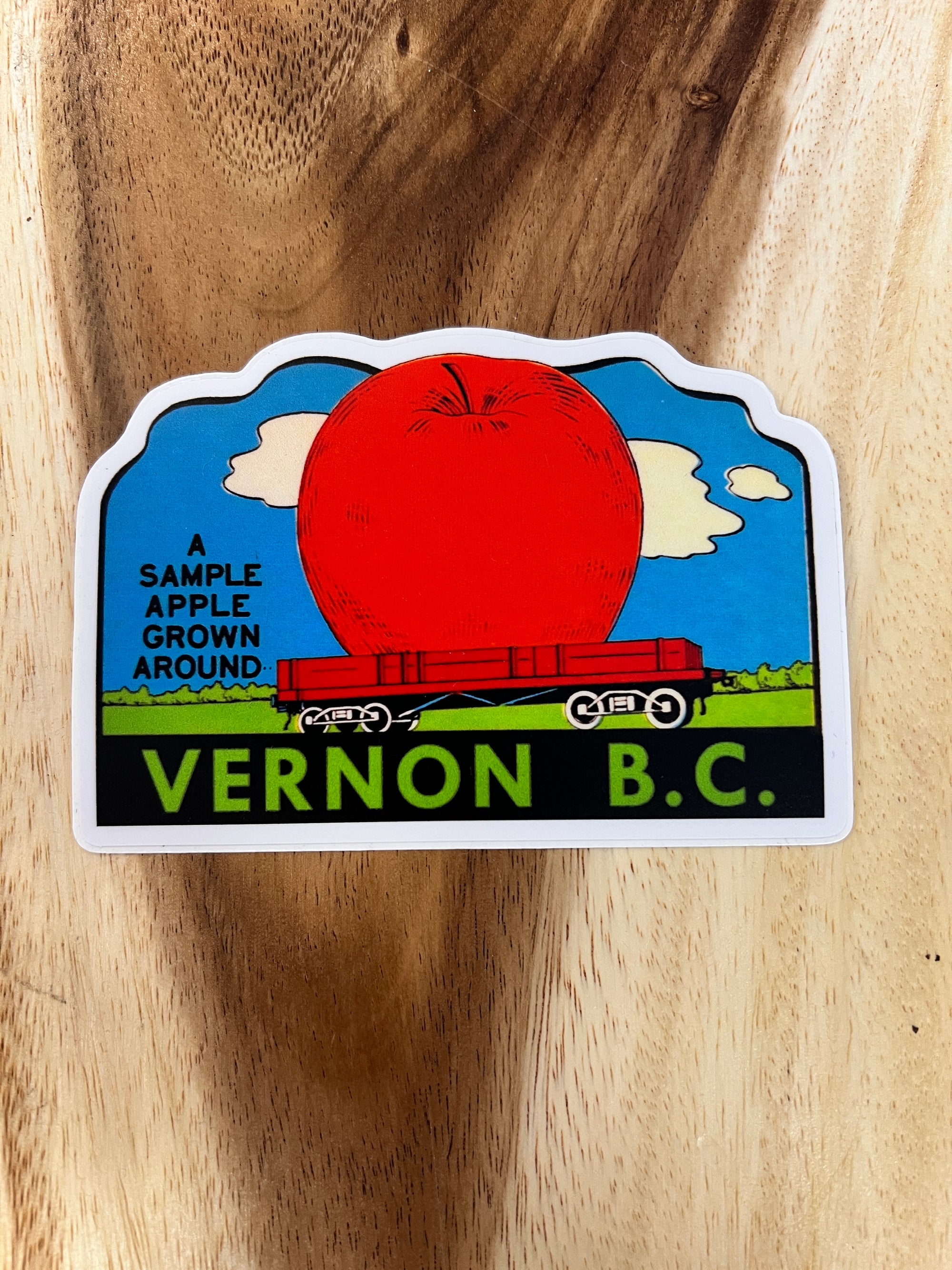 Vernon Apple Sticker
