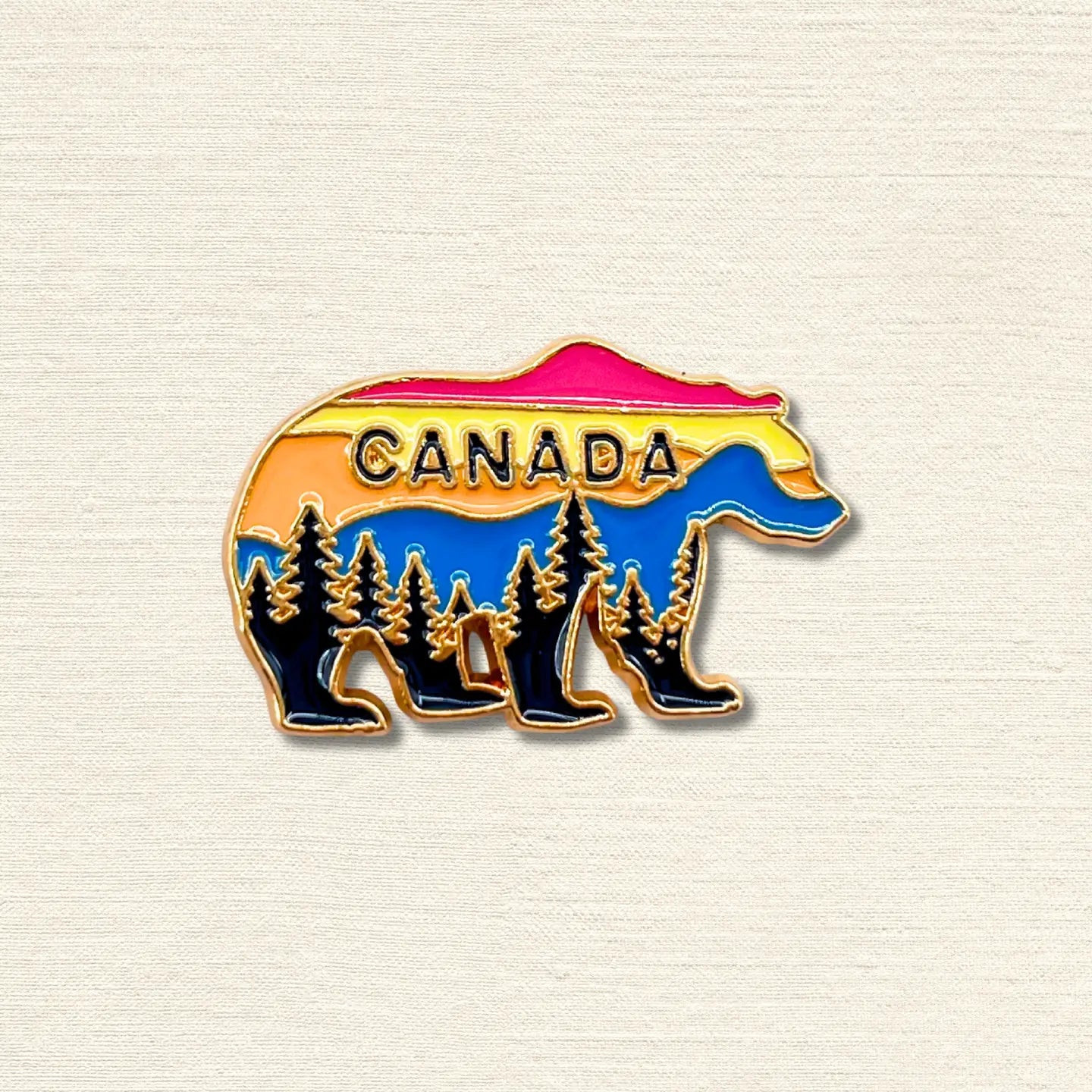 Canada Bear Enamel Pin