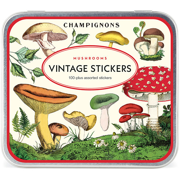 Mushroom Tin of Stickers