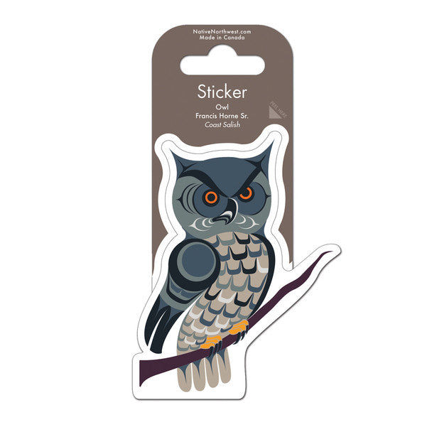 Sticker - Owl by Francis Horne Sr