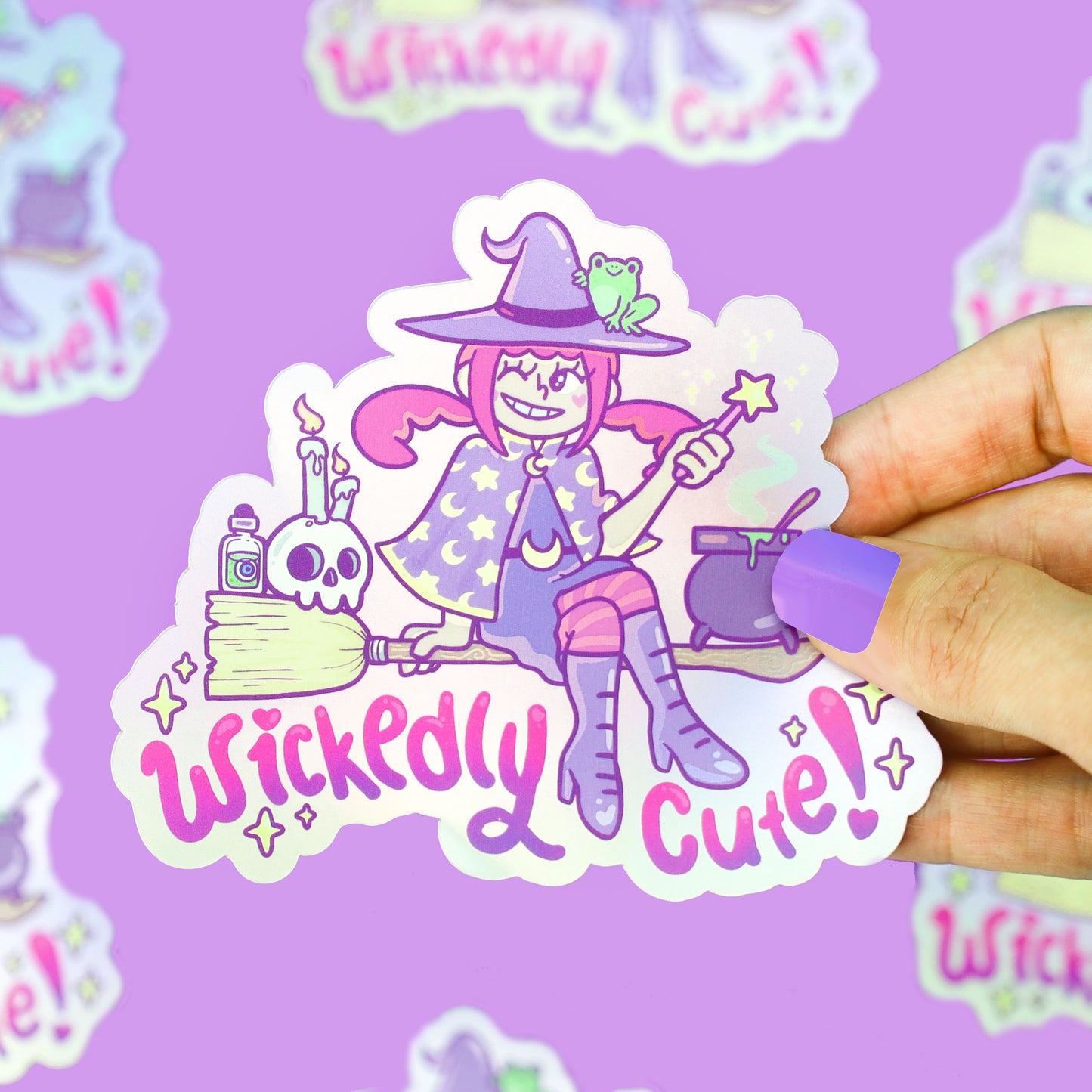 Wickedly Cute Vinyl Sticker - Birch Hill Studio