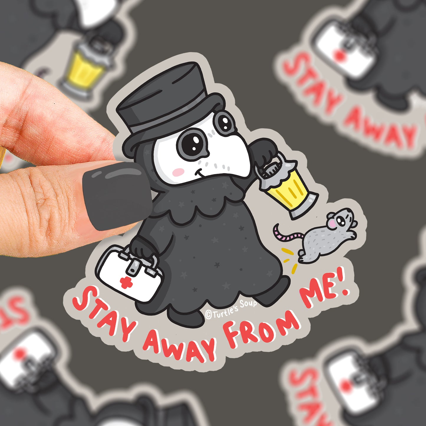 Stay Away From Me Vinyl Sticker - Birch Hill Studio
