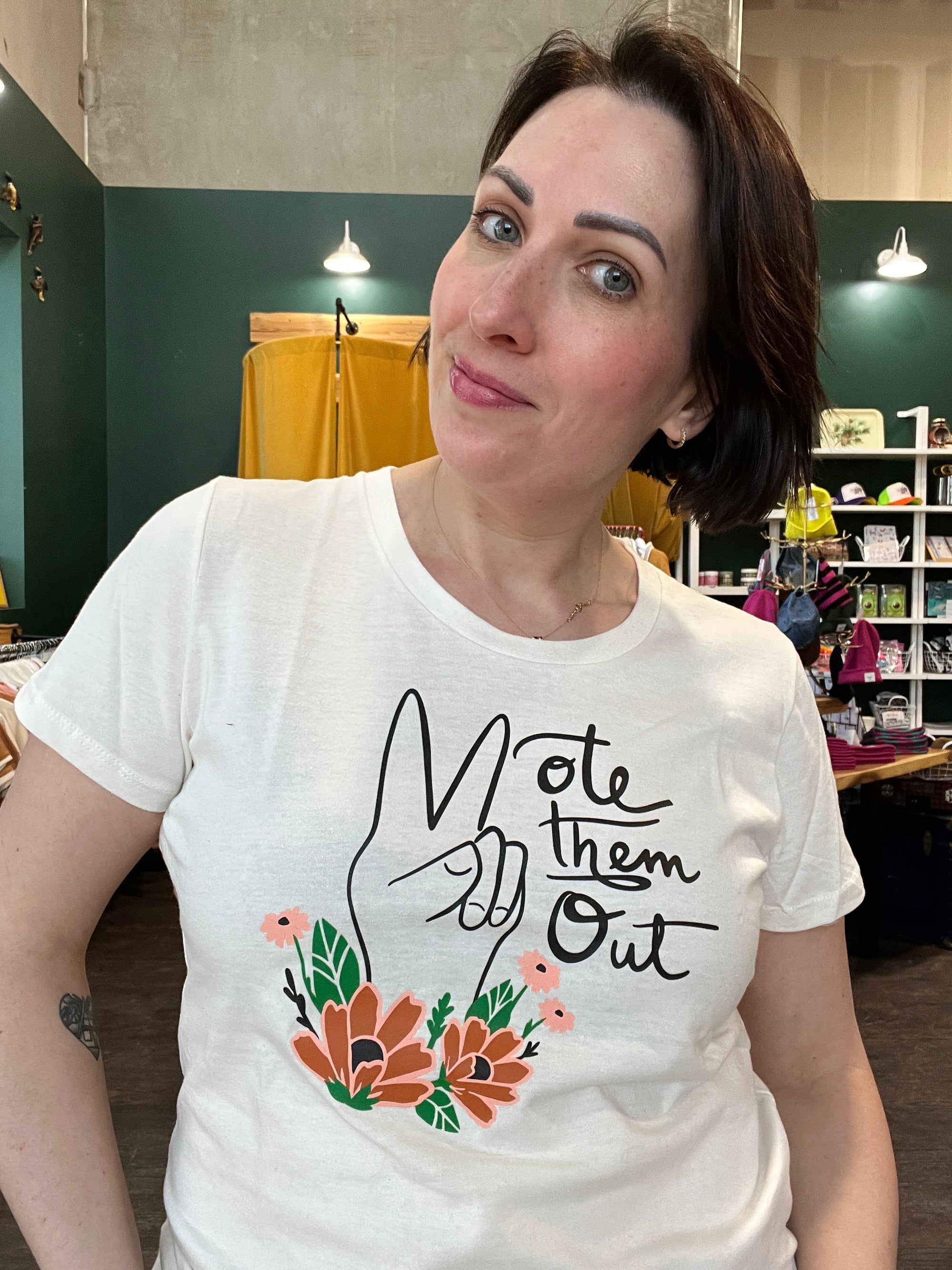 Vote Them Out Tee-Cream