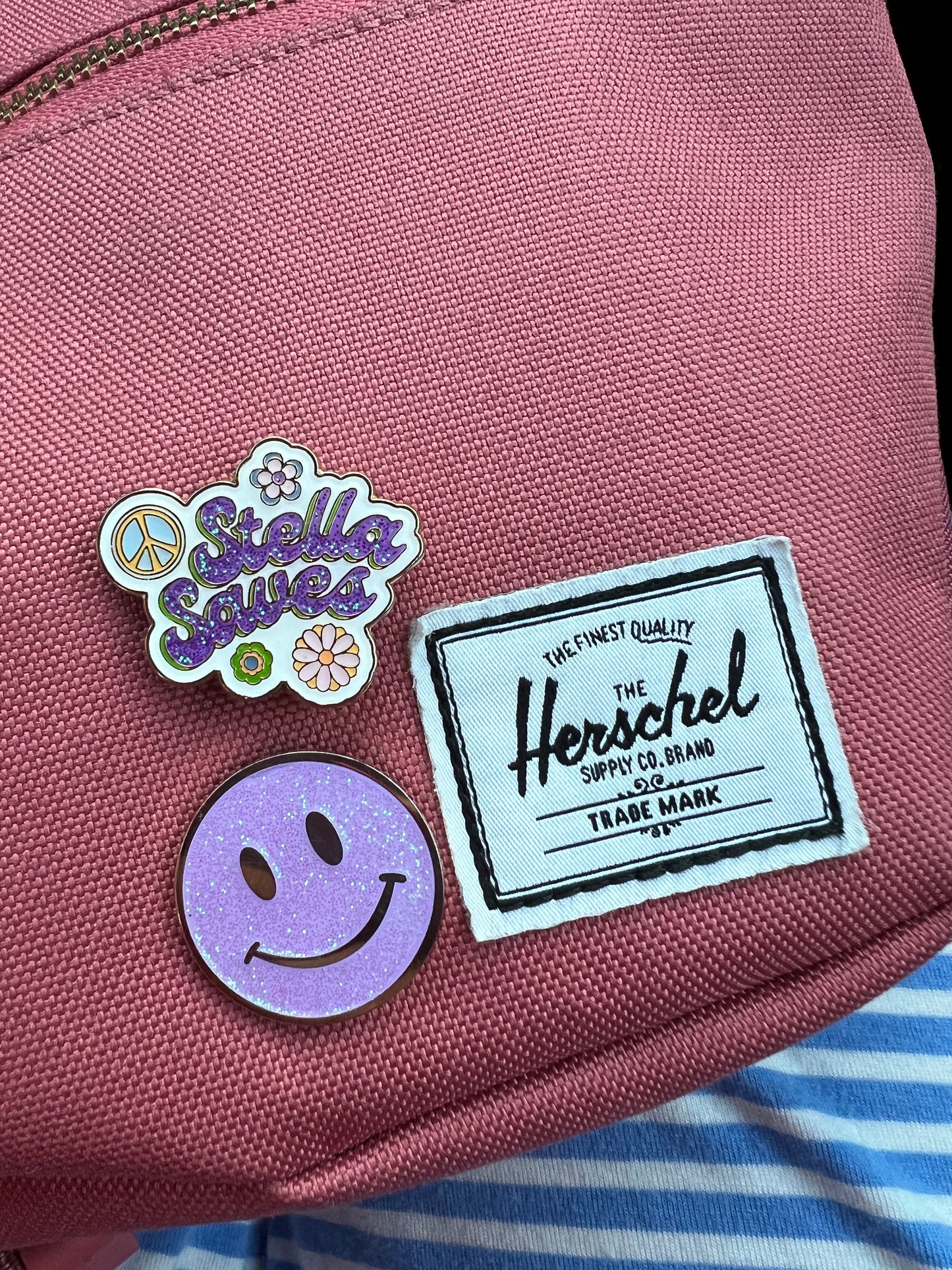 Stella Saves Enamel Pin - Birch Hill Studio