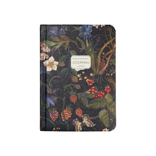 Vegan Leather Hardcover Daily Planner - Forest Flowers