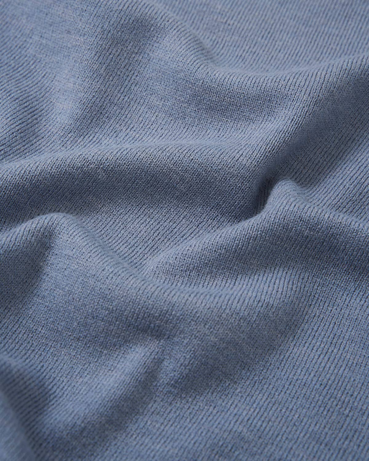 Light Blue Knit Triangle Scarf