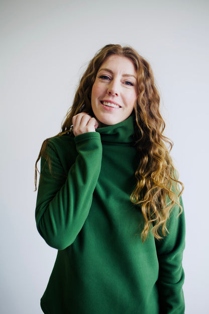 Green WindPro Turtleneck Fleece