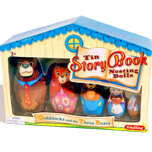 Goldilocks and the three top bears dolls