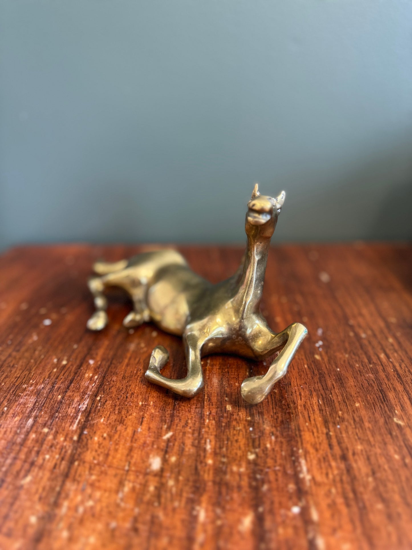 Resting Brass Horse