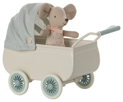 Pram with Baby Mouse