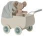 Pram with Baby Mouse