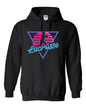 Black 80's Lacrosse Hoodie-MALE Player