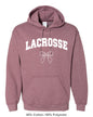 Heathered Bow Lacrosse Hoodie