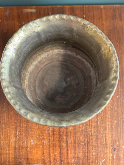 Brass Planter-Grape Handles