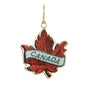 Maple Leaf w/Canada Ornament