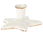 Star Candle Holder-Off White