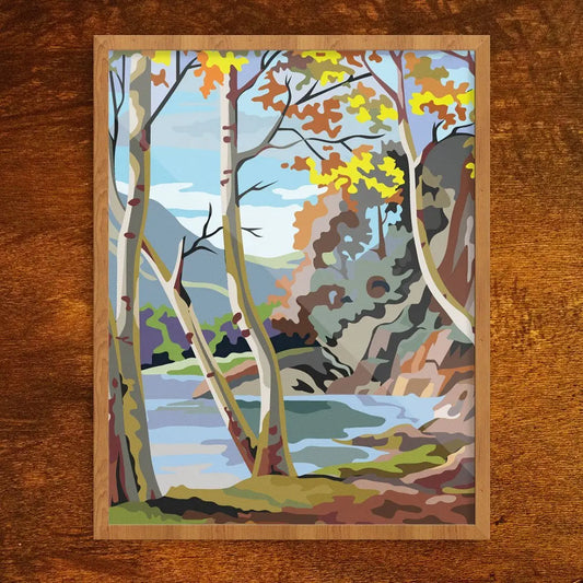 Autumn Scene Print 8"x10"