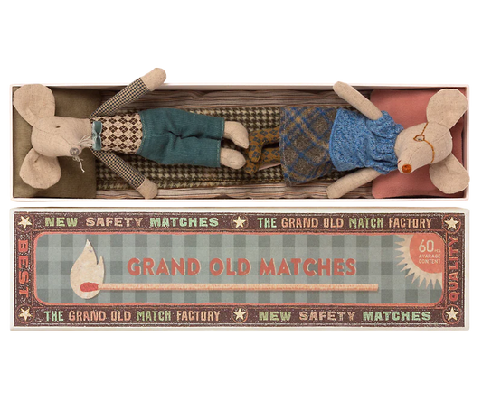 Grandma and Grandpa Mouse - Match Box