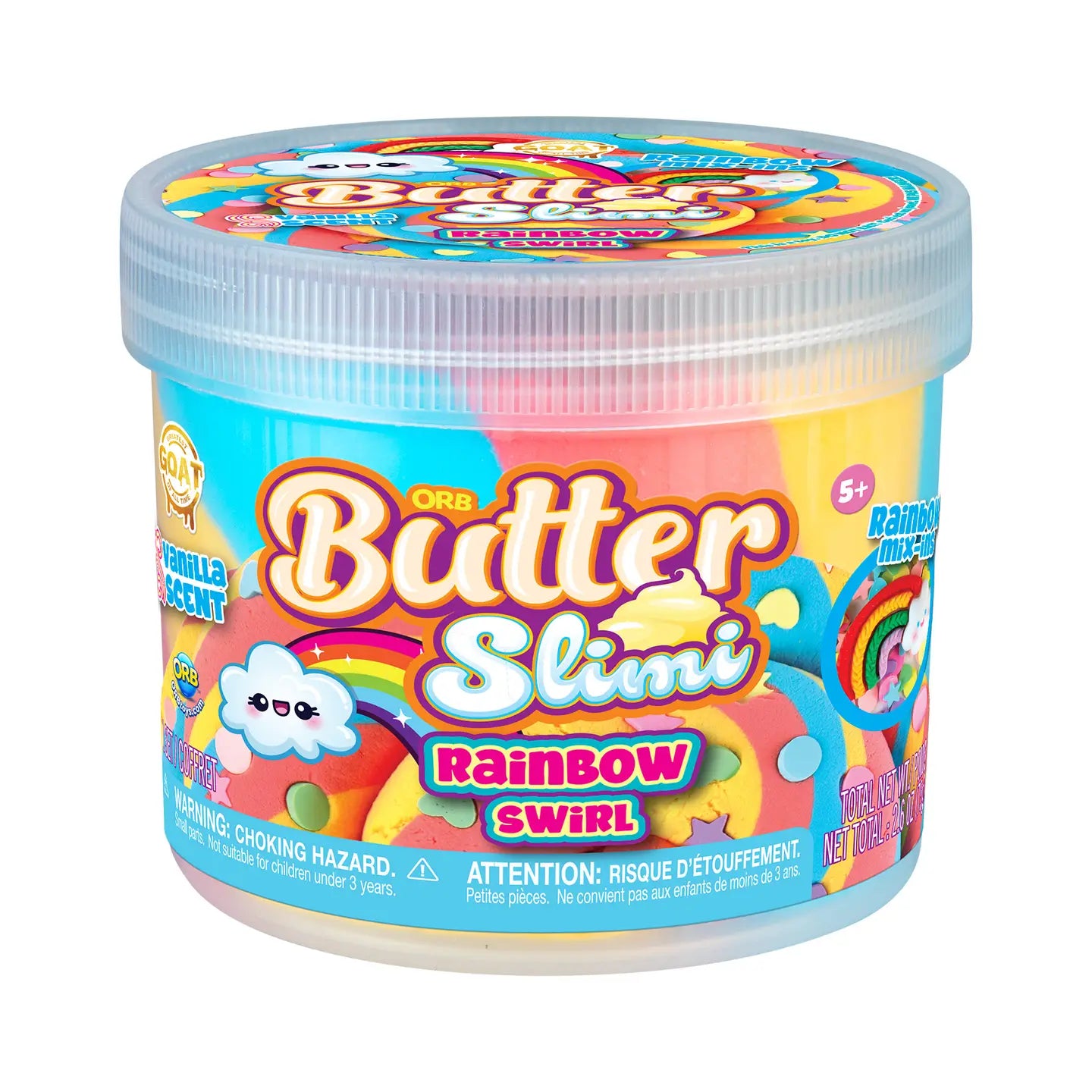 Butter Slimi Rainbow Swirl