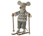 Winter Mouse with Ski Set - Dad