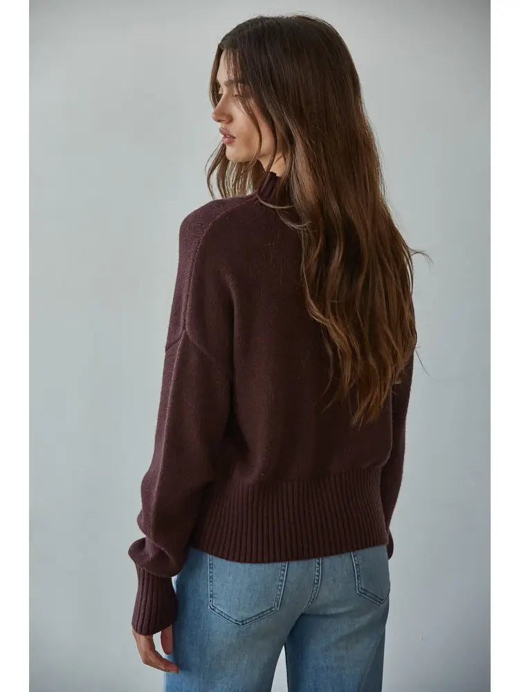 Mock Neck Long Sleeve