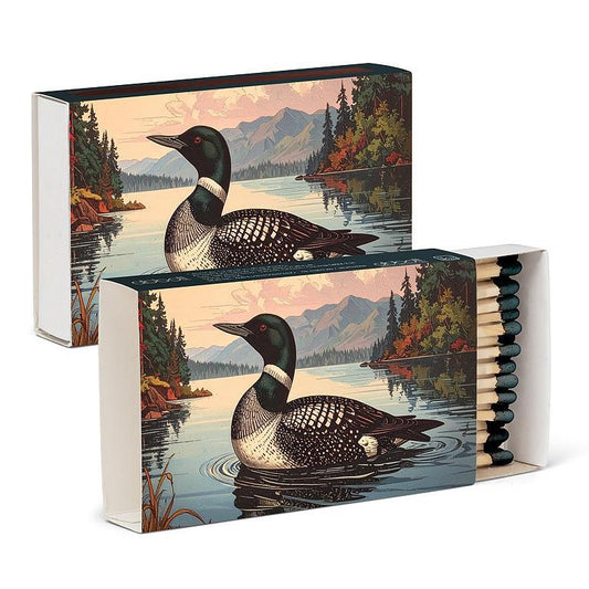 Loon Match Box