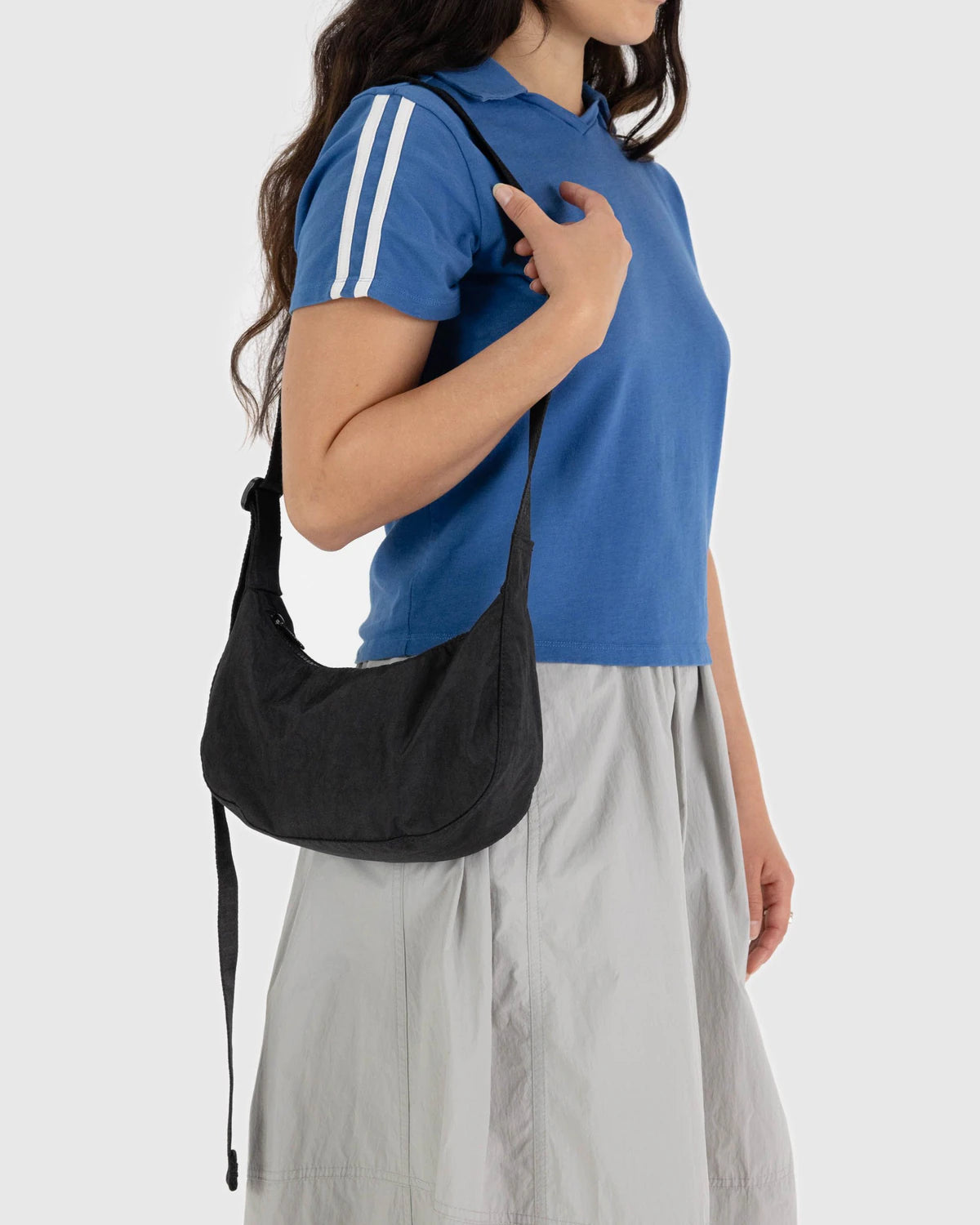 Small Nylon BAGGU Crescent Bag