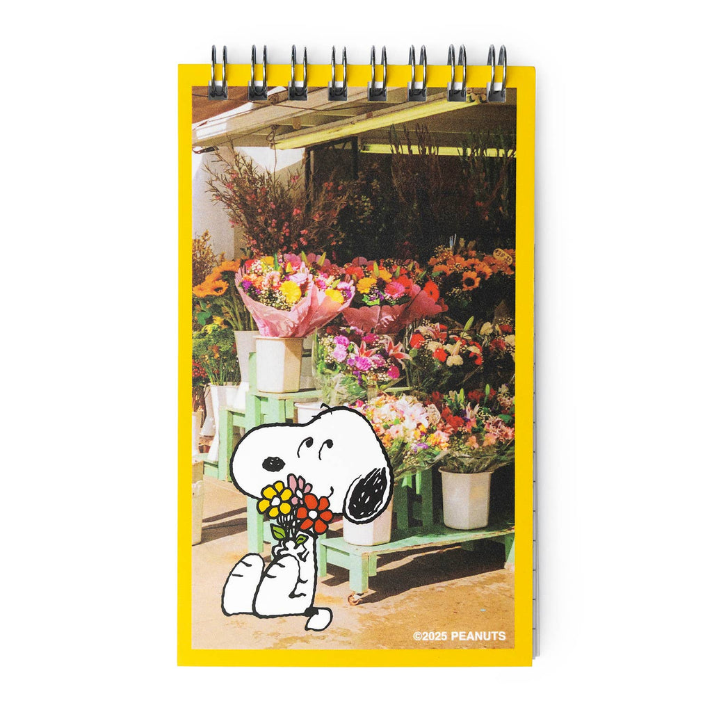 3P4 x Peanuts® - Snoopy Flower Bouquet Mini Memo Pad