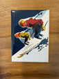 Skiing Couple Magnet