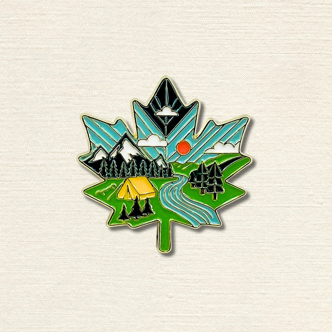Maple Camp Adventure Enamel Pin