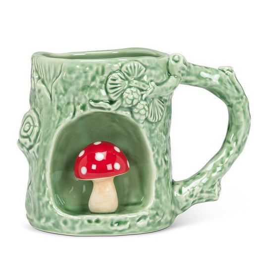 Tree Look Mug w/Mushroom