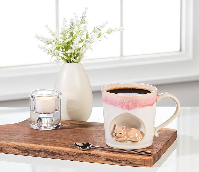 Ombre Taper Mug with Cat