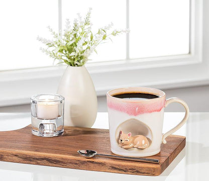 Ombre Taper Mug with Cat