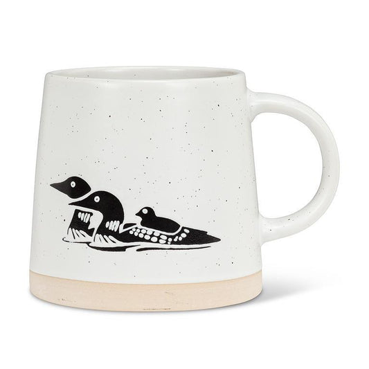 Wide Base Mug w/Loons