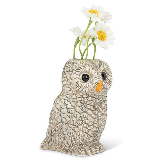 Wise Owl Bud Vase