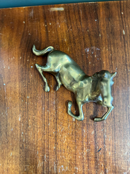 Resting Brass Horse
