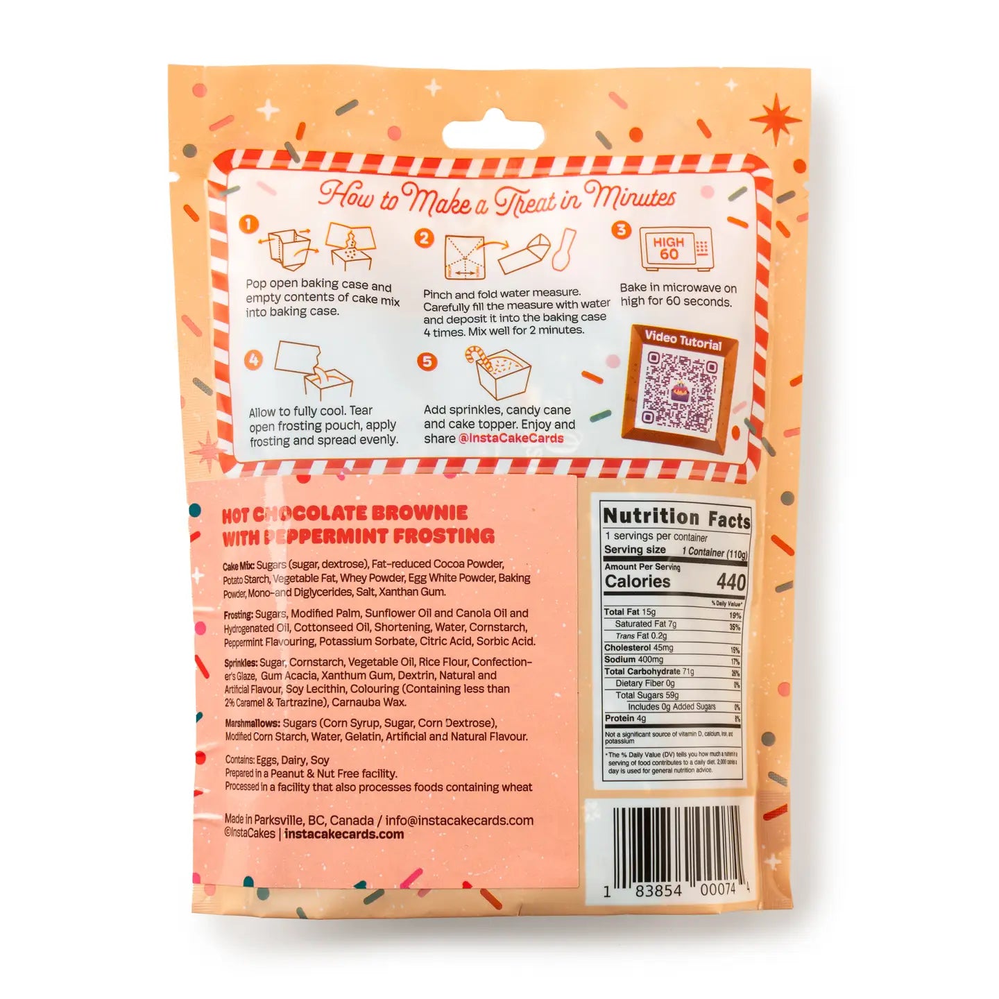 Hot Chocolate Brownie Mix GLUTEN FREE