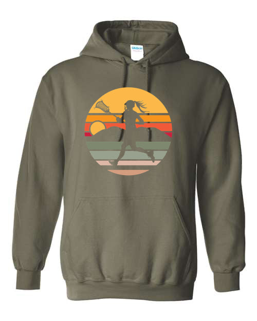 Military Green Sunset Hoodie-FEMALE Player