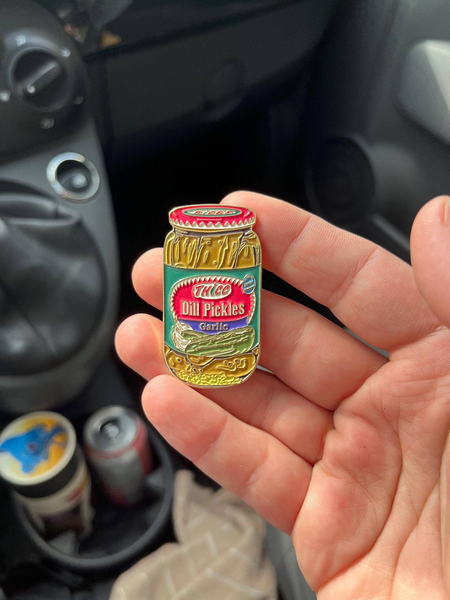 2” Rick’s Thicc Dill Pickles Pin