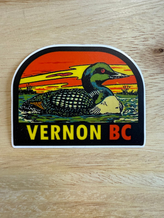 Vernon Loon Sticker